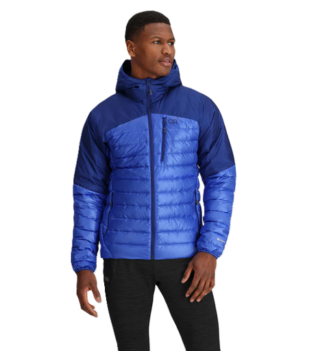 [277572 2568 M] Men's Helium Down Hoodie Topaz/Galaxy