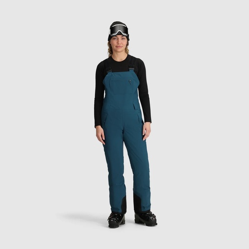 [300073 2446 M] Women's Snowcrew Bibs Calcite