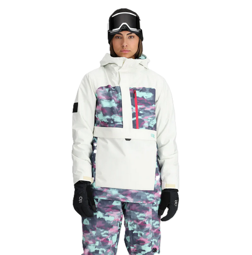 [300469 2557 M] Women's Snowcrew Anorak Snow/Calcite Camo
