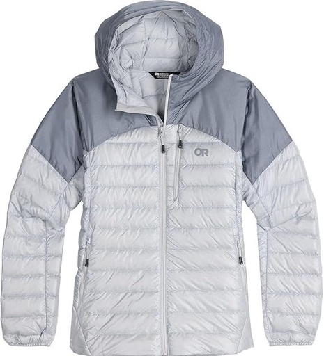 [277591 2383 M] Women's Helium Down Hoodie Titanium/Slate