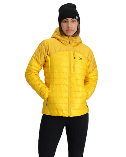 [277591 1187 M] Women's Helium Down Hoodie Saffron