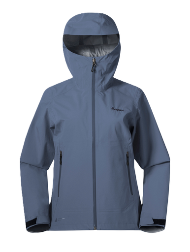 Essentials 3L Shell Jacket Dames Granite Blue