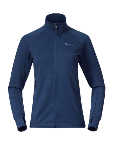 Rabot Merino Tech Midlayer Jacket Dames Navy Blue