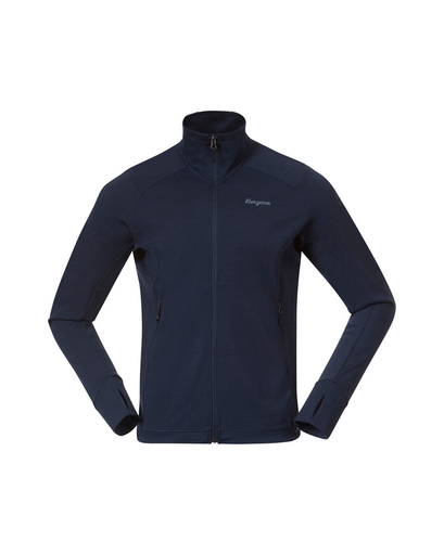Rabot Merino Tech Midlayer Jacket Heren Navy Blue