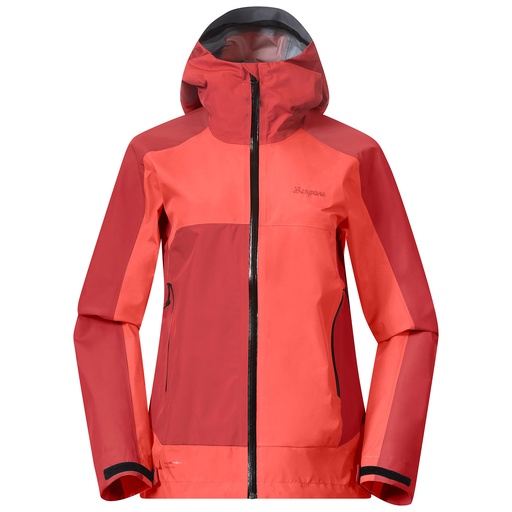 Vaagaa 3L Shell Jacket Dames Peachy Red/Crimson Red