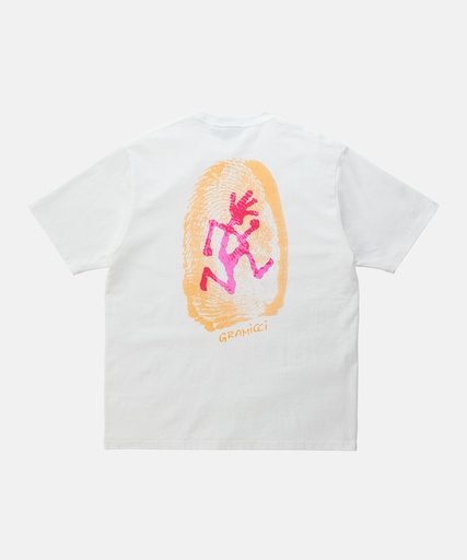 Thumbprint Tee White