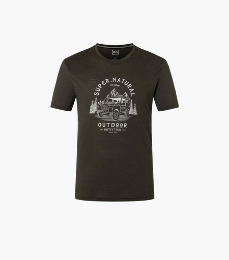 Men's Landi Tee Black Ink/Feather Grey
