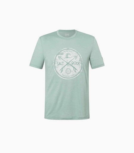 Men's Salt & Rock Tee Chinois Green/White Stone