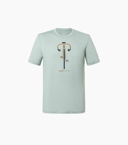 Men's Vintage Bike Tee Chinois Green/Kangaroo/Blueberry