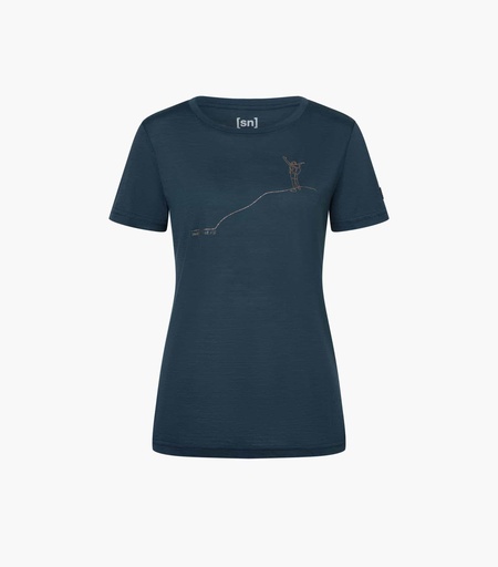Women's Bergglück Tee Blueberry/Copper
