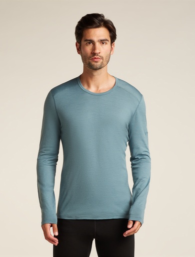200 Oasis Long Sleeve Crewe Heren Blue Ash