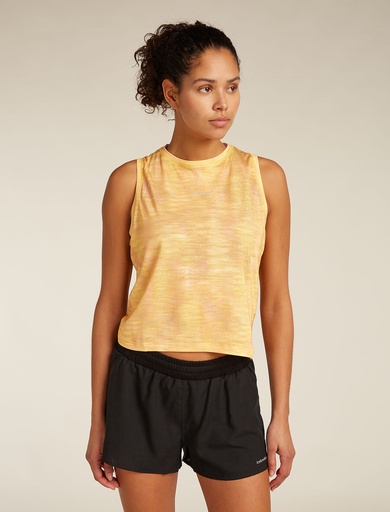 Women's Merino 125 Cool-Lite Speed Tank Fusion Citrine/Aop