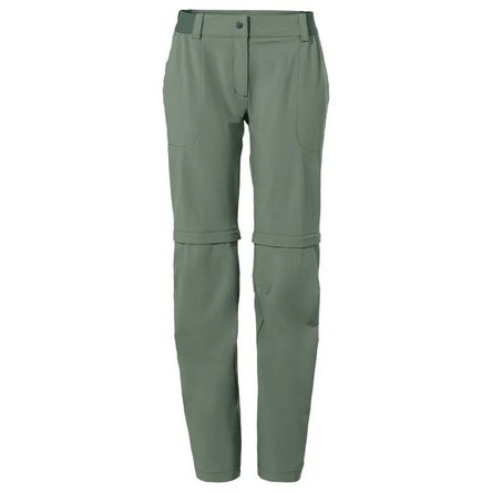 Farley Stretch Zip-Off Pants II Dames Short Agave