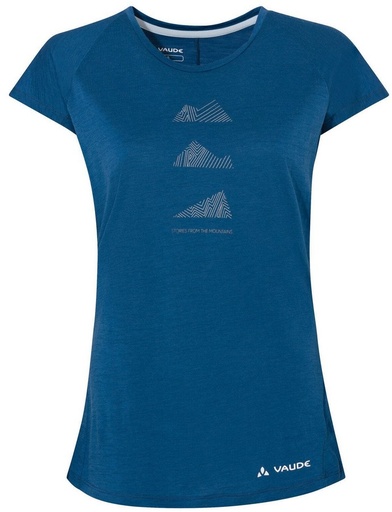 Women's Tekoa Wool T-Shirt Shore Blue