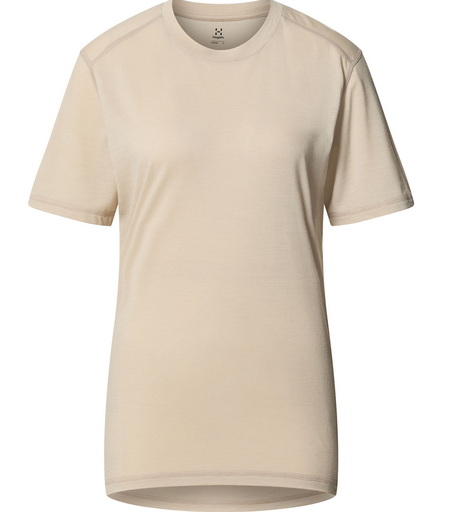 Kaise Wool Tee Women Chalk Beige