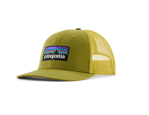 [38289-GRZG-ALL] P-6 Logo Trucker Hat Graze Green