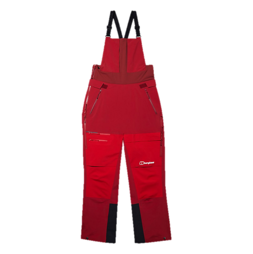 [4A001382HR8] W MTN Arete Descend GTX Bib Pants - Red Dahlia/Goji Berry - 12