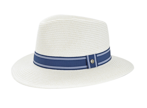 Stripe Ivory/Navy/White