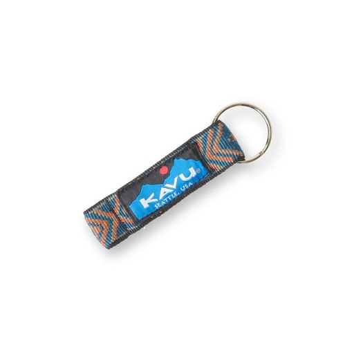 [910-1266] Key Chain Teal Geo