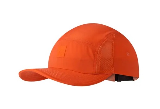 5 Panel Go Cap Solid Poppy