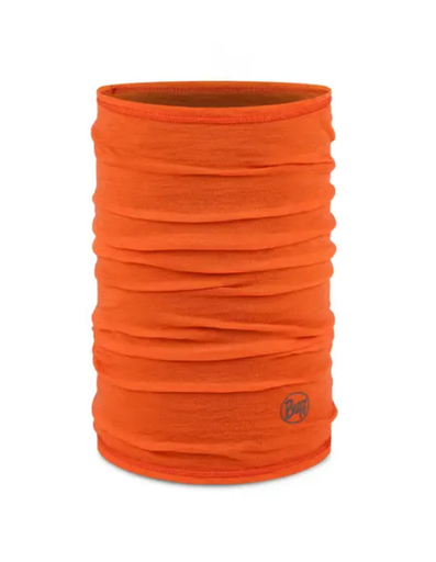 [113010442] Merino Lightweight Nekwarmer Solid Poppy