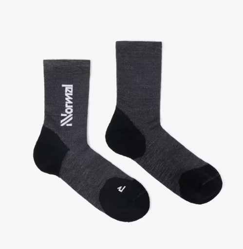 Merino Sock Medium Cut Black