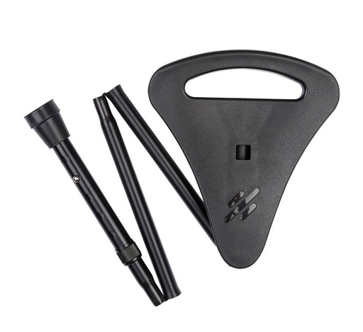 [801] Folding Adjustable Seatstick (876-976mm) Black
