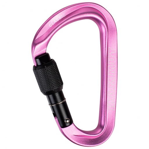 [2040-02470-15274-1] Classic HMS Screwgate Carabiner Pink