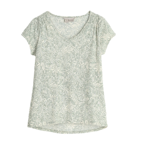 Featherweight Tee Dames Sage Leaf Yarrow Pt