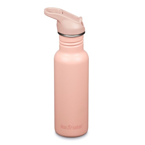 [1011191] Drinkfles Classic Narrow met sportdop 532ml/18oz Peach Parfait