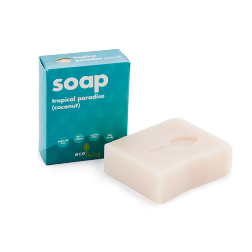 [688097] Vaste Zeep, Reiszeep, 100g Kokosnoot/Tropisch Paradijs