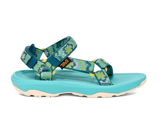 Kids Hurricane XLT 2 (maat 19 - 35) Neon Floral Bright Teal