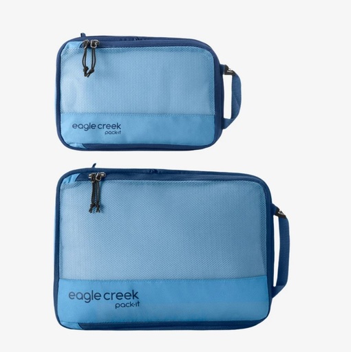 [EC050415424] Pack-It Reveal Compression Cube Set S/M Blue Dawn