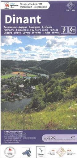 [NGIB.TOE.038] Dinant wandelkaart - mountainbike