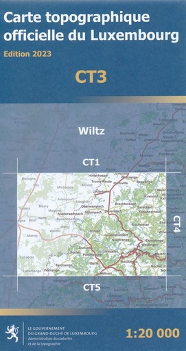 [LUX.CT03] Topografische Kaart - CT03 CT LUX Wiltz