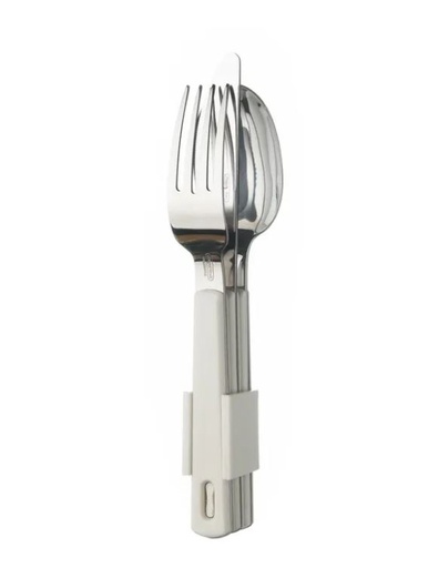 [105756030600] Bestekset 3-delig Wit