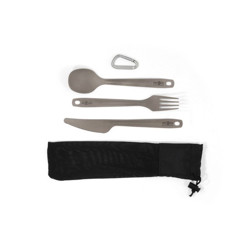 [562079] Cutlery Set Titanium (3pc)
