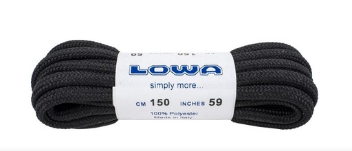 [LA830584-9999 (1 stuk)] ATC Mid Laces 150 cm Black/Black