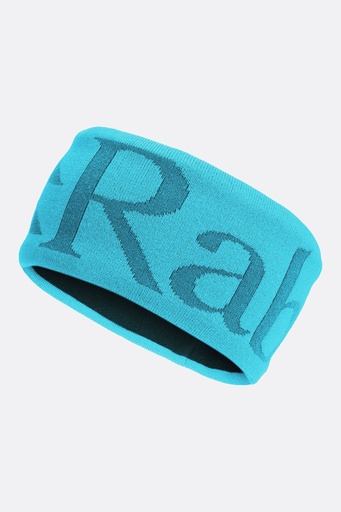 [QAB-40-AUL-ONE] Rab Knitted Logo Headband Aquamarine/Ultramarine