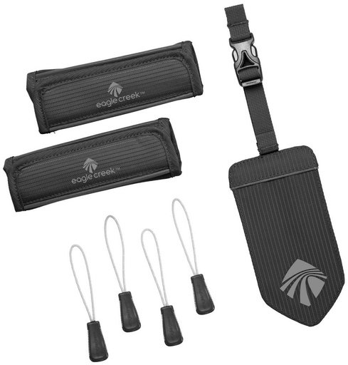 [EC0A2V7A013] Reflective Luggage ID Set Graphite