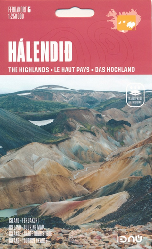[ICELAND.5] 5 IJsland Hoogland Halendid - Ferdakort