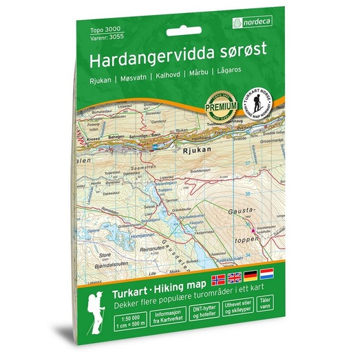 [NOR.TOP.3055] Hardangervidda Sorost Nordeca 1/50