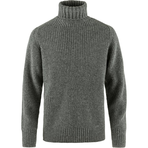 Övik Roller Neck Sweater Heren Grey/Melange