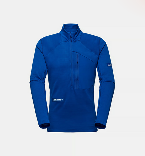 Men's Eiger Nordwand Advanced FL Half Zip Pull Eiger Blue