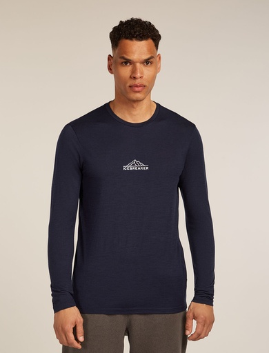 Men's Merino 150 Tech Lite LS Tee Road To Cook Midnight Navy