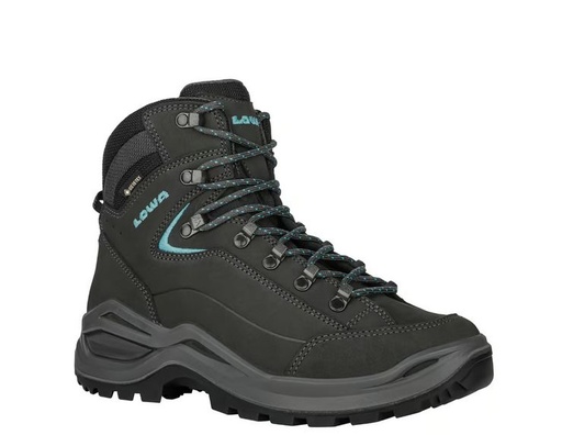 Renegade Evo GTX Mid Dames Wide Asphalt/Turqoise