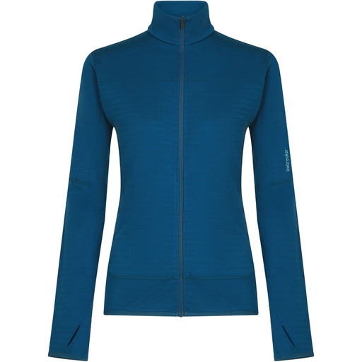 Women's Merino Blend 300 RealFleece Descender LS Zip Jacket Atlantis