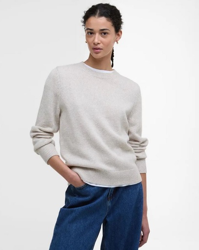 Woodhouse Knitted Jumper Dames Oatmeal