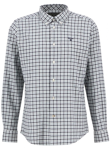 Finkle Tailored Gingham Shirt Heren Mineral Blue