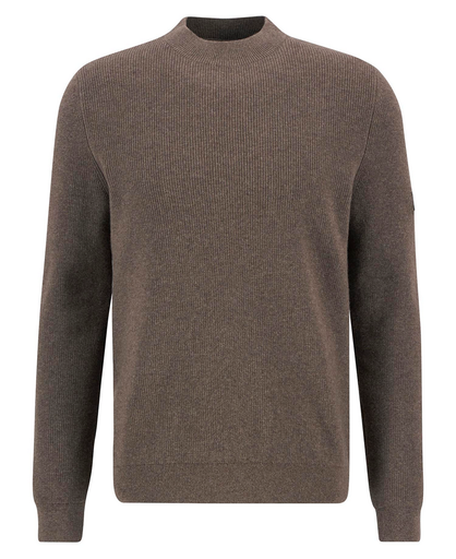 International Crawley Crew Neck Jumper  Brindle